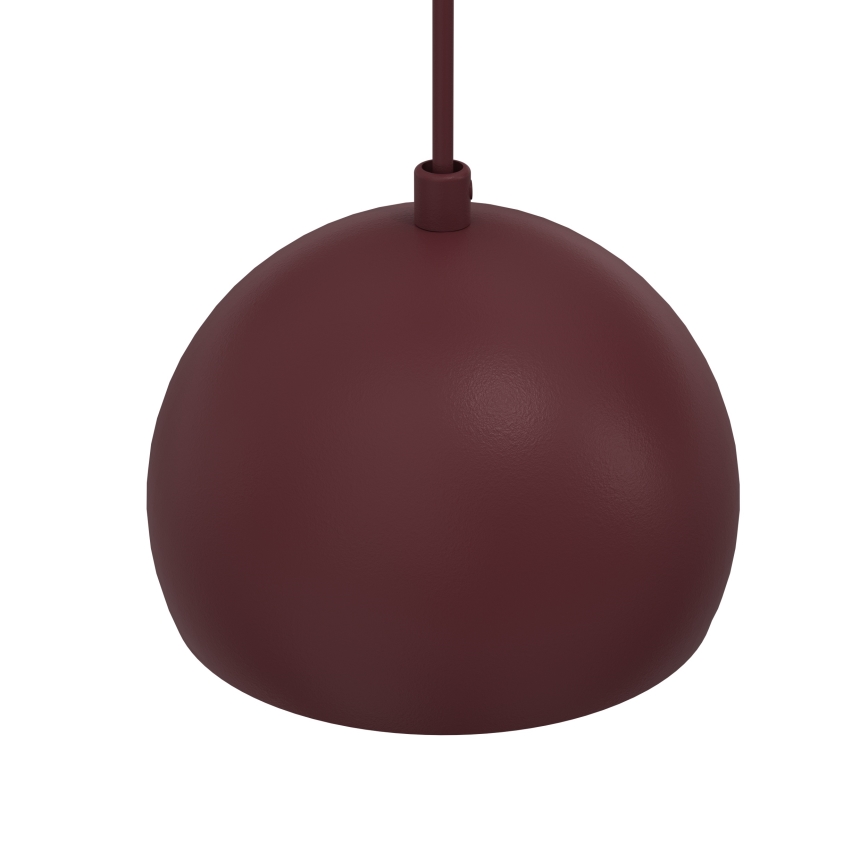 Lestenec na kablu SOOL 1xE27/15W/230V premer 15 cm bordo