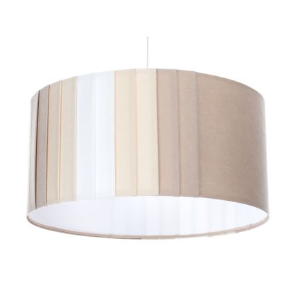 Lestenec na kablu STRIPES 1xE27/60W/230V, premer 40 cm, bež