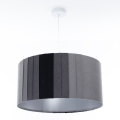 Lestenec na kablu STRIPES 1xE27/60W/230V premer 40 cm siv