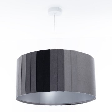 Lestenec na kablu STRIPES 1xE27/60W/230V premer 40 cm siv