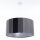 Lestenec na kablu STRIPES 1xE27/60W/230V premer 40 cm siv
