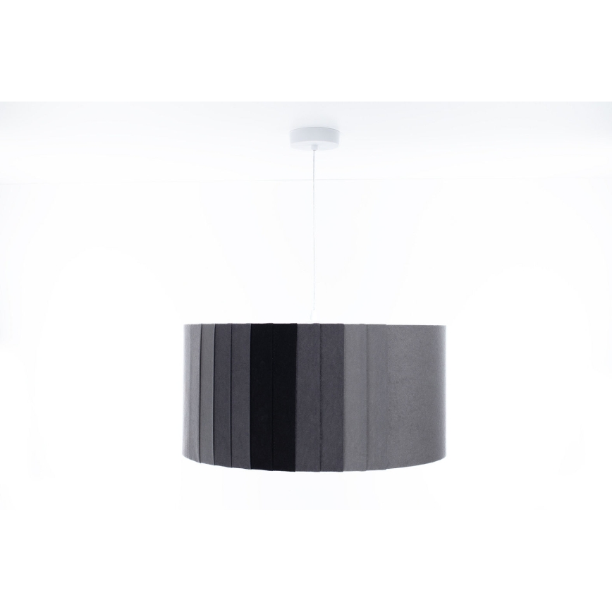 Lestenec na kablu STRIPES 1xE27/60W/230V premer 40 cm siv