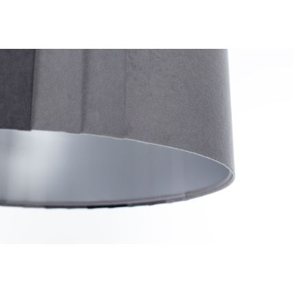 Lestenec na kablu STRIPES 1xE27/60W/230V premer 40 cm siv