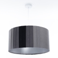 Lestenec na kablu STRIPES 1xE27/60W/230V, premer 60 cm, siva