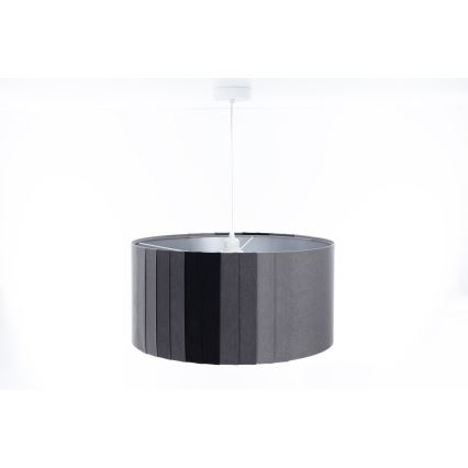 Lestenec na kablu STRIPES 1xE27/60W/230V, premer 60 cm, siva
