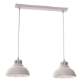 Lestenec na kablu SVEN 2xE27/15W/230V, kremne barve