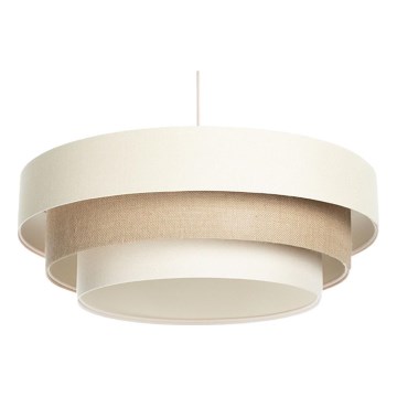 Lestenec na kablu TRINITI 1xE27/60W/230V, premer 40 cm, kremna/bež
