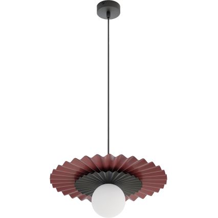Lestenec na kablu UMBRA 1xG9/8W/230V črna/rdeča