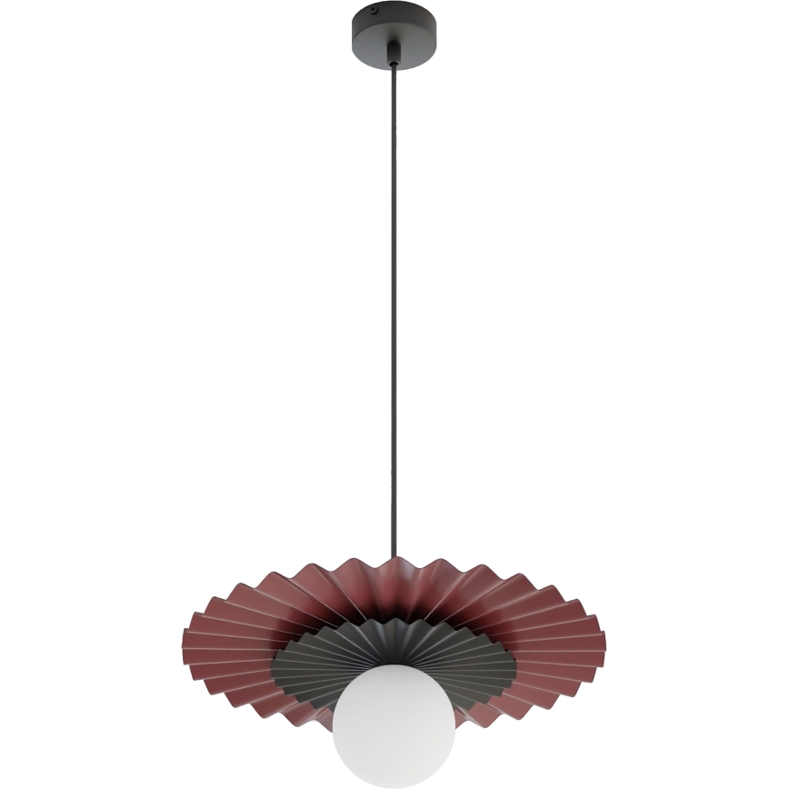 Lestenec na kablu UMBRA 1xG9/8W/230V črna/rdeča