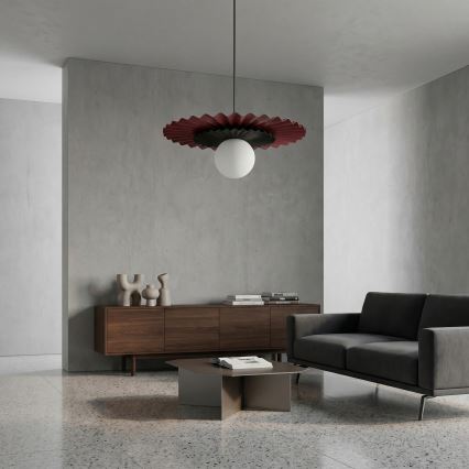 Lestenec na kablu UMBRA 1xG9/8W/230V črna/rdeča