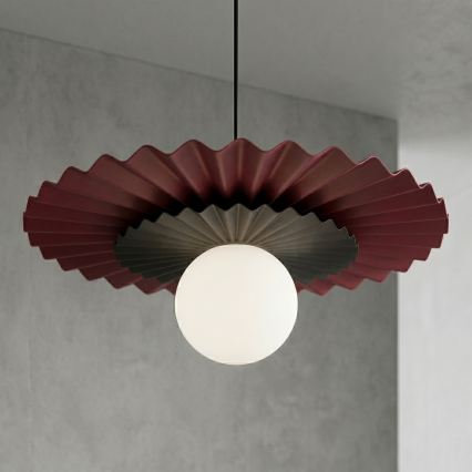 Lestenec na kablu UMBRA 1xG9/8W/230V črna/rdeča
