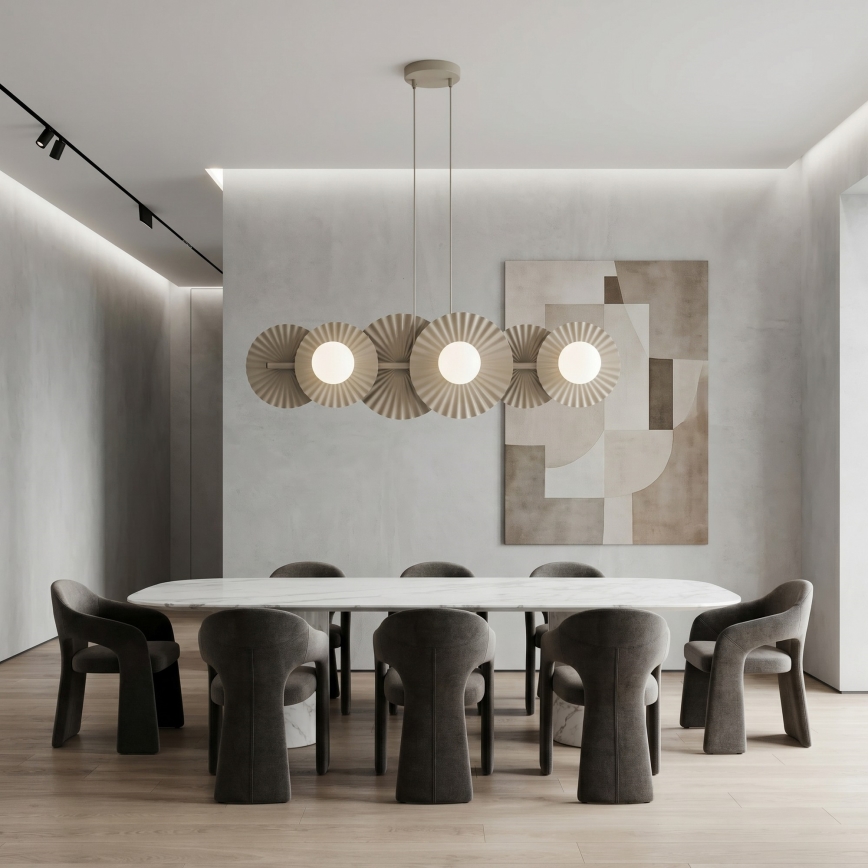 Lestenec na kablu UMBRA 6xG9/8W/230V bež