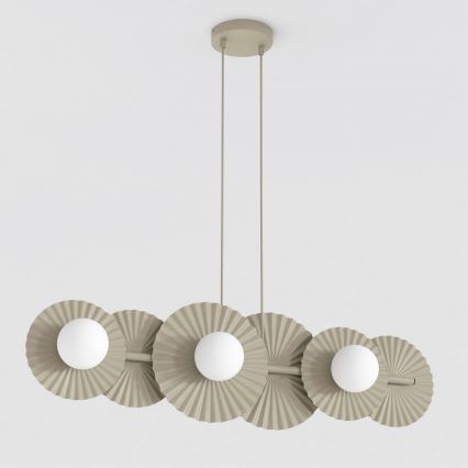 Lestenec na kablu UMBRA 6xG9/8W/230V bež