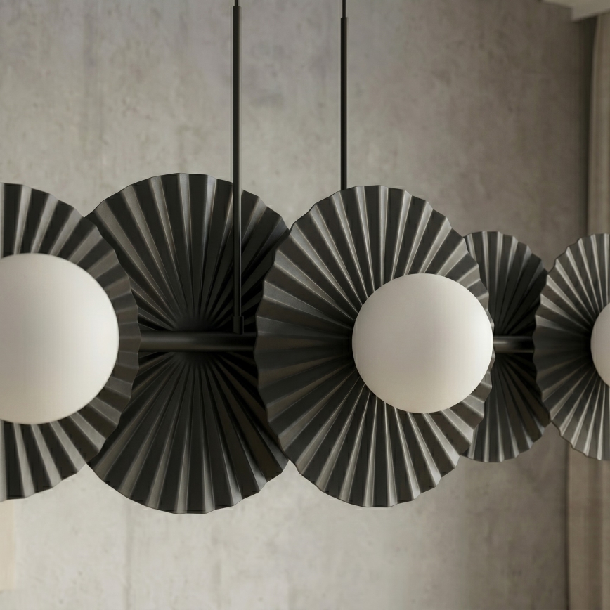 Lestenec na kablu UMBRA 6xG9/8W/230V črn