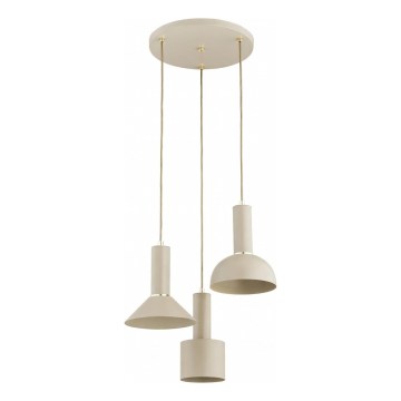 Lestenec na kablu VANTI 3xE27/15W/230V bež