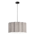 Lestenec na kablu WAVY 1xE27/14W/230V siva