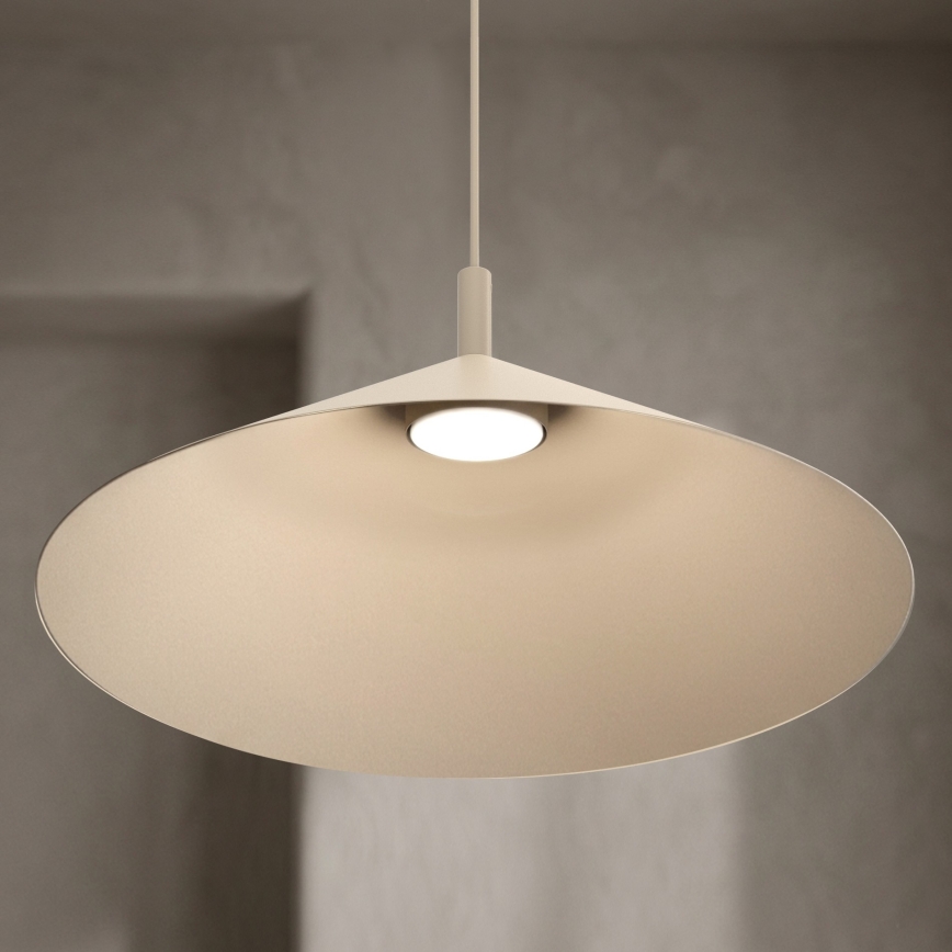 Lestenec na lanku ANEGA 1xGX53/15W/230V, premer 50 cm, bež