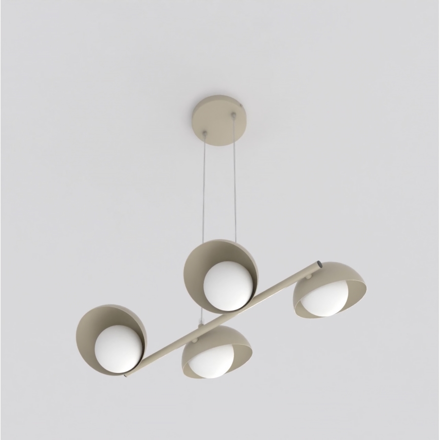 Lestenec na lanku BOOM 4xG9/8W/230V bež