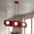 Lestenec na lanku UMBRA 6xG9/8W/230V rdeča