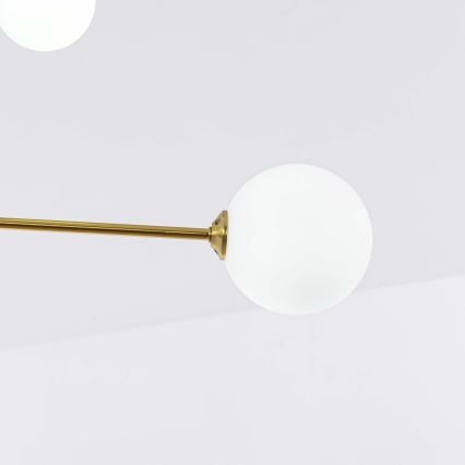 Lestenec na palici DORADO 6xG9/40W/230V zlate barve