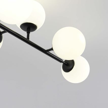 Lestenec na palici DORADO 8xE14/40W/230V črn