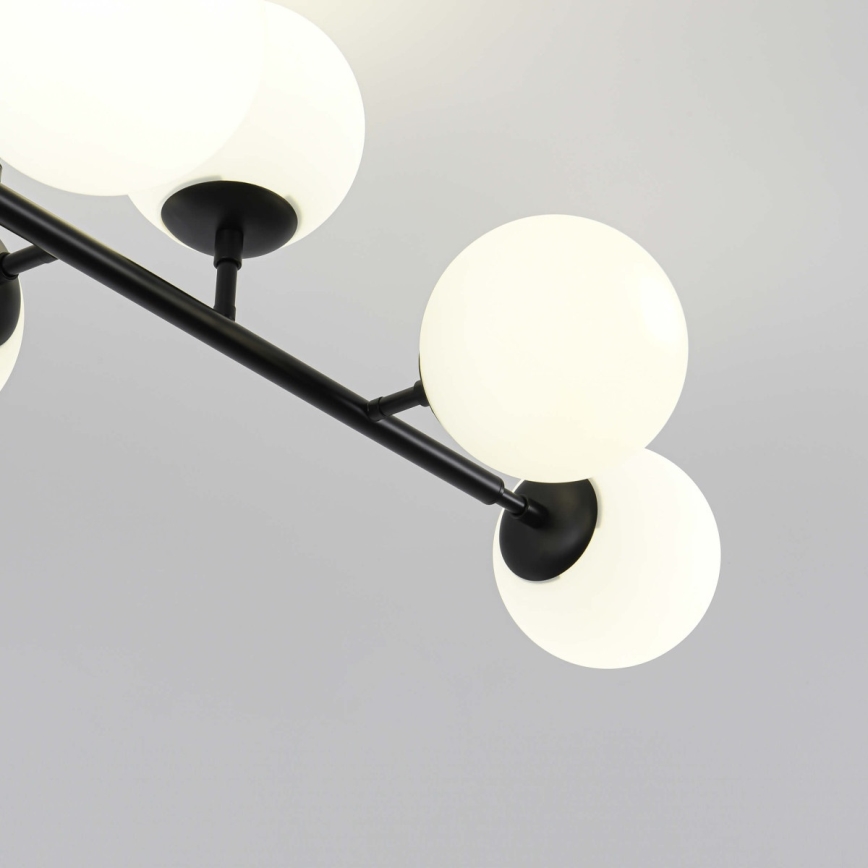 Lestenec na palici DORADO 8xE14/40W/230V črn