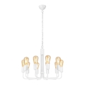 Lestenec na verigi 10xE27/60W/230V bel