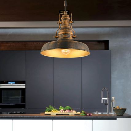 Lestenec na verigi 1xE27/40W/230V bron