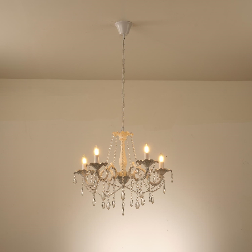 Lestenec na verigi 5xE14/15W/230V
