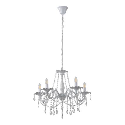 Lestenec na verigi 5xE14/15W/230V