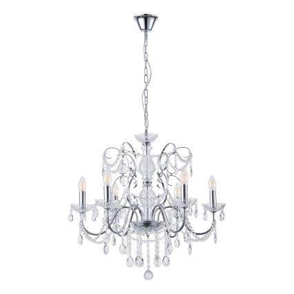 Lestenec na verigi 6xE14/15W/230V