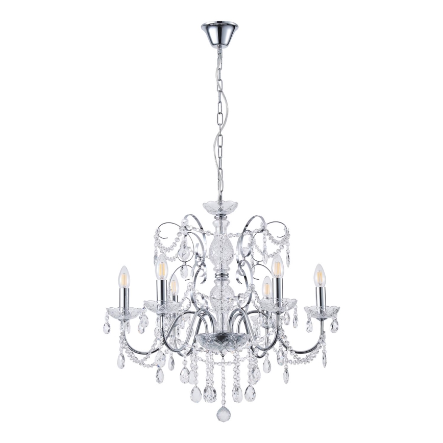 Lestenec na verigi 6xE14/15W/230V
