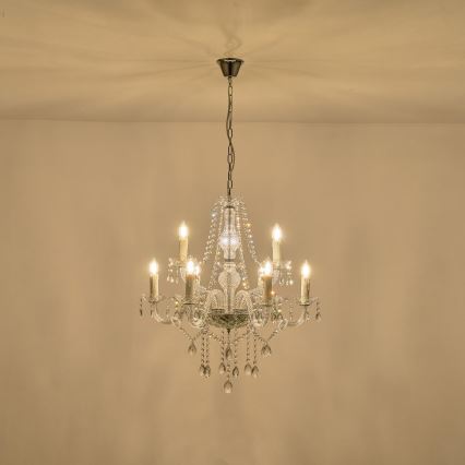 Lestenec na verigi 9xE14/15W/230V