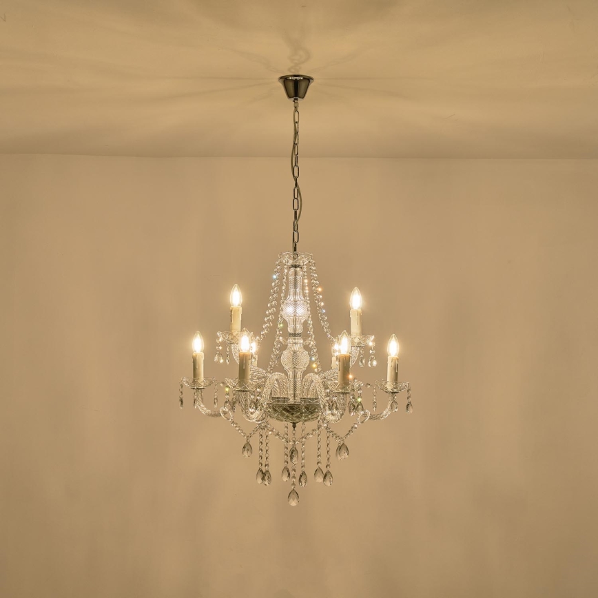 Lestenec na verigi 9xE14/15W/230V