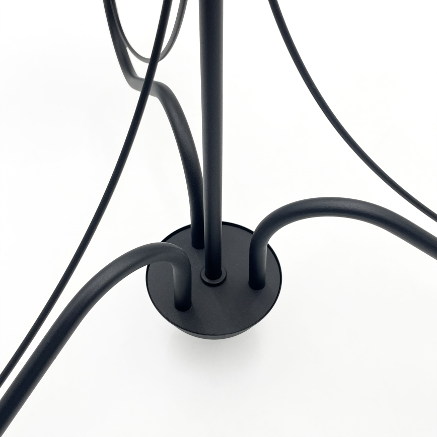 Lestenec na verigi ANTON 3xE14/15W/230V črna