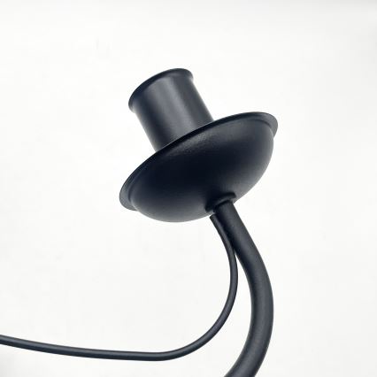 Lestenec na verigi ANTON 3xE14/15W/230V črna