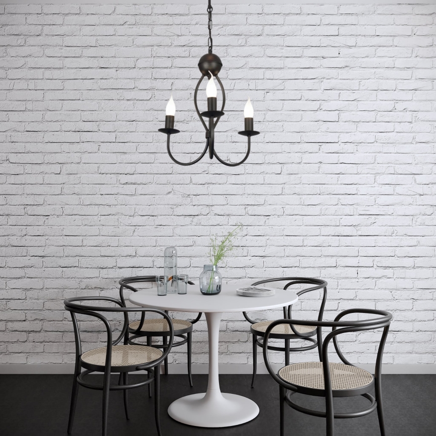 Lestenec na verigi ARTHUR 3xE14/40W/230V