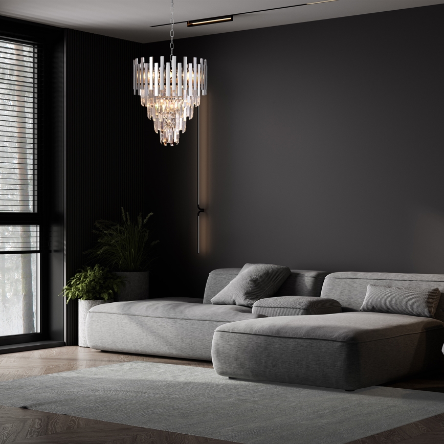 Lestenec na verigi ASPEN 9xE14/40W/230V