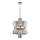 Lestenec na verigi AURELIA 8xE14/40W/230V mat krom