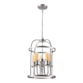 Lestenec na verigi CONSTANTINE 5xE27/60W/230V mat krom