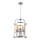 Lestenec na verigi CONSTANTINE 5xE27/60W/230V mat krom