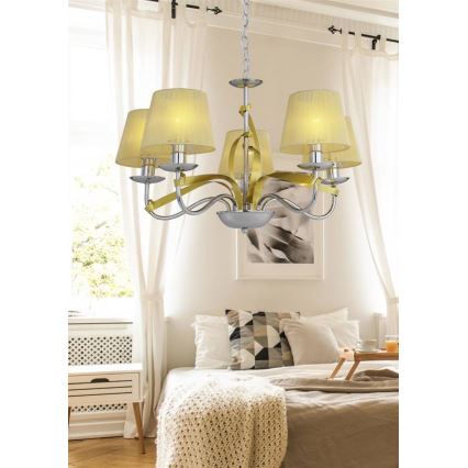 Lestenec na verigi DIVA 5xE14/40W/230V