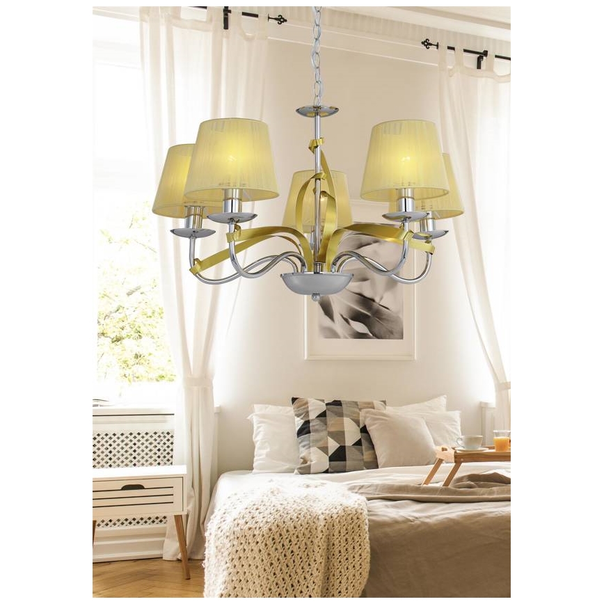 Lestenec na verigi DIVA 5xE14/40W/230V