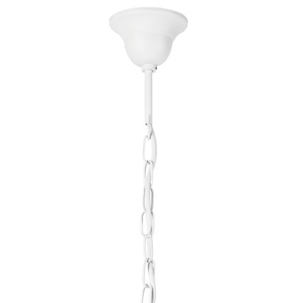 Lestenec na verigi DONATO 6xE14/40W/230V bela