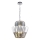 Lestenec na verigi DONNA 9xE14/40W/230V pr. 45 cm mat krom