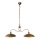Lestenec na verigi ELZA 2xE27/60W/230V
