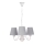 Lestenec na verigi FIREZ 3xE27/40W/230V bela/siva