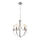 Lestenec na verigi GINA 5xE27/60W/230V mat krom