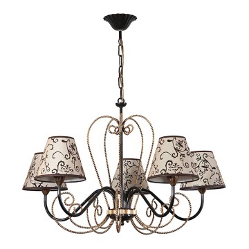 Lestenec na verigi GRACE NEW 5xE14/40W/230V