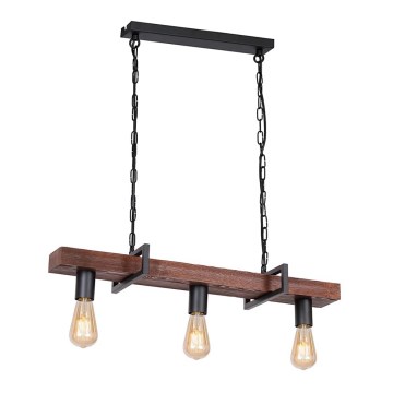 Lestenec na verigi HARD 3xE27/60W/230V